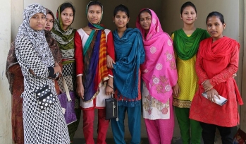 Girls with lifeskills in Bangladesh. Picture: Ricci Coughlan/DFID
