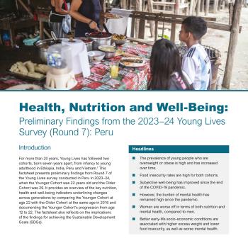 Health and Wellbeing Peru Factsheet